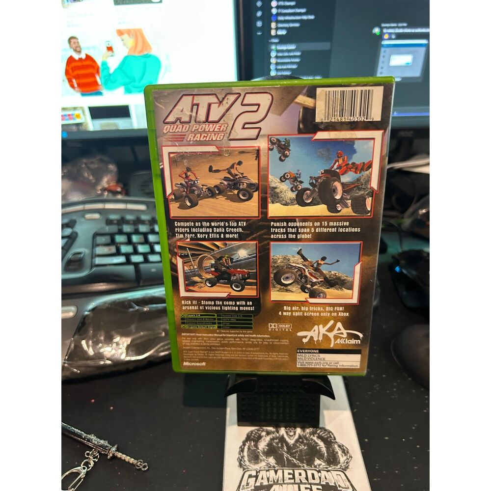 Atv 2 Quad Power Racing Xbox Original CIB - Picture 5 of 5